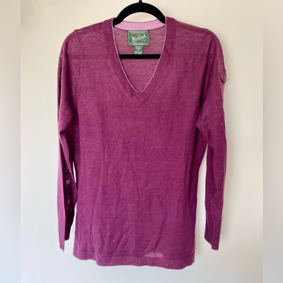 NWOT Woolrich Purple Knit Sweater - Picture 1 of 6